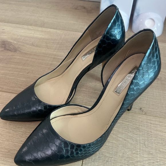 BCBGeneration Snakeskin Heels - Picture 2 of 5